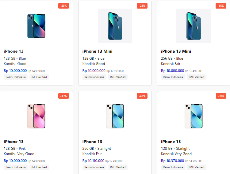 harga iphone 13 pro max